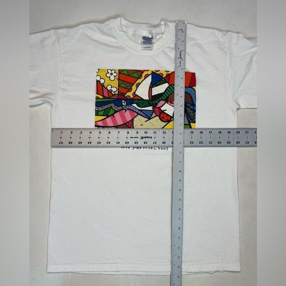 VINTAGE 44th Coconut Grove Art Festival 2007 Graphic T-shirt Men Medium White - Picture 4 of 5